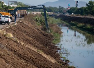 Limpieza de canales en Culiacán inicia en Bacurimí para temporada de lluvias