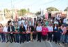 Ayuntamiento de Navolato entrega pavimentación y alumbrado LED en la Colonia Ejidal
