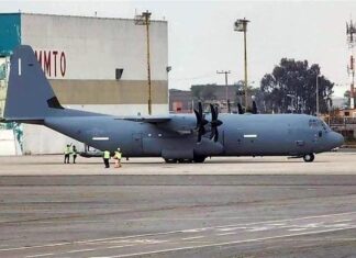 Avión militar de Estados Unidos aterriza en Toluca; autoridades no informan motivo del vuelo