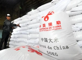 China refuerza su apoyo a Cuba con 80 millones de dólares y 60 mil toneladas de arroz