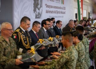 Alcalde de Culiacán participa en conmemoración del 113 aniversario del Ejército Mexicano