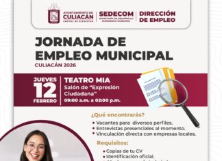 Más de 100 vacantes listas para ti en la Jornada de Empleo Culiacán