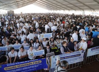 Sheinbaum inicia hospital IMSS en Culiacán con presencia masiva