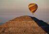 Entre pirámides y cables: globo aerostático se desploma en Teotihuacán y deja turistas heridos