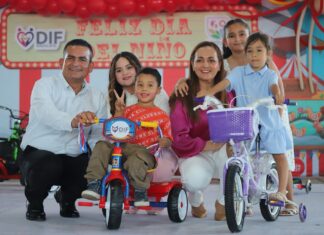 Dra. Mariela Berumen lleva fiestas del Día del Niño a sindicaturas de Navolato