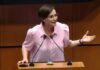 Lilly Téllez rompe los modales: llama “cerdos” a la bancada de Morena en el Senado