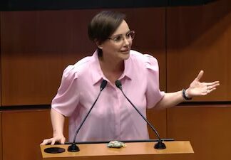 Lilly Téllez rompe los modales: llama “cerdos” a la bancada de Morena en el Senado