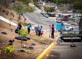 Culiacán refuerza alumbrado y limpieza en Obregón y Las Minas