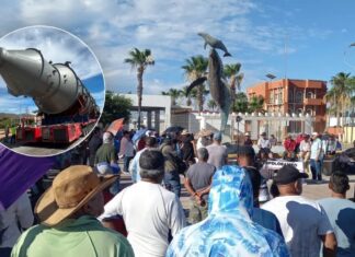 Vecinos protestan contra planta de amoníaco en Topolobampo tras apagón