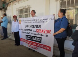 El IMSS-Bienestar es un desastre: salud estalla en Guasave durante el Día del Trabajo