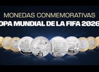 México lanza monedas oficiales del Mundial 2026 y ya circulan en todo el país