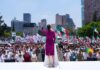El Monumento a la Revolución estalla con 130 mil personas: Sheinbaum frena a EE. UU. en masivo informe