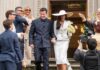 Boda exprés en Londres: Dua Lipa y Callum Turner se casan en el registro civil junto a otras 11 parejas comunes