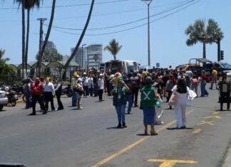 Emergencia en Mazatlán: Fuga de gas provoca la evacuación masiva de un hospital público en plena avenida del Mar