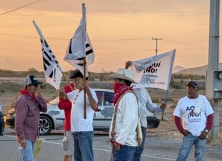 Choque industrial en Topolobampo: El movimiento AquíNo frena planta de fertilizantes y paraliza a 3 mil trabajadores