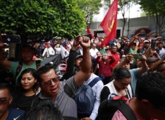 La otra inauguración: Caos vial y protestas cercan el Estadio Ciudad de México en la apertura del Mundial