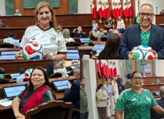 Leyes entre balones y playeras verdes: El Congreso de Sinaloa sesiona bajo la fiebre del Mundial 2026
