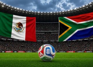 Rugido inicial en el Estadio Ciudad de México: El Tricolor domina y vence a Sudáfrica al descanso con gol de Julián Quiñones