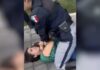 Brutalidad policial en Cholula: Cinco agentes someten a una mujer y agreden a sus hijos para evitar ser grabados