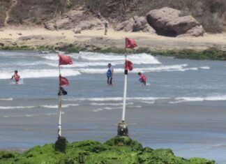 Peligro en la costa de Sinaloa: Alerta por oleaje de hasta 2.5 metros y lluvias vespertinas este lunes