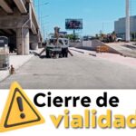 Anuncian cierre de carril lateral en la México 15 por obras del nuevo paso a desnivel en Mazatlán
