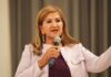 Sinaloa al WTC: Tere Guerra se atrinchera en CDMX para el registro oficial por la candidatura de Morena