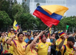 Colombia pinta de amarillo la CDMX: miles de aficionados llegan al Azteca para enfrentar a Uzbekistán