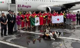 Cruz Roja Mexicana viaja a Venezuela para reforzar las labores de rescate tras los terremotos