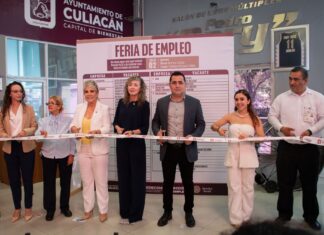 Más de 300 vacantes: inauguran la Gran Feria del Empleo en Culiacán