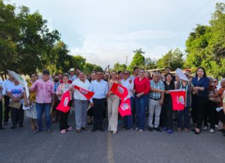 Arranca obra de alumbrado en Montecalvario; instalarán 52 luminarias LED
