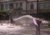 Fuego en la Segob y destrozos en el Metro: colectivos colapsan la CDMX por la Ley Integral Trans