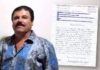 El “falso Chapo” engaña a la Corte de Nueva York: envían más de 20 cartas en inglés a su nombre