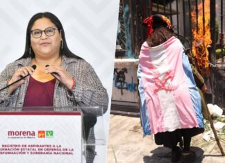 Citlalli Hernández critica destrozos en protestas trans mientras colectivos acusan falta de diálogo