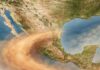 Desde el desierto hasta el sureste mexicano: Masa de polvo del Sahara cubrirá la Península de Yucatán