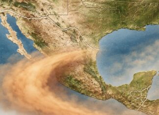 Desde el desierto hasta el sureste mexicano: Masa de polvo del Sahara cubrirá la Península de Yucatán