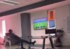 Monitoreo bajo sospecha: Captan a mando policiaco de Mazatlán viendo futbol en pleno C-2 municipal