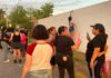 Pintan mural en Los Mochis donde Rosenda fue asesinada: exigen justicia y frenar la violencia familiar