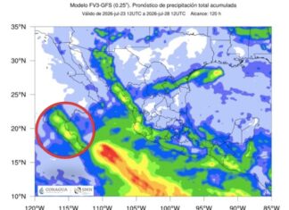 Lluvias de hasta 150 milímetros y calor de 45 °C amenazan a Sinaloa por el monzón