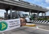 Exigen Seguro Catastrófico: Productores toman la caseta de Cuatro Caminos en Guasave