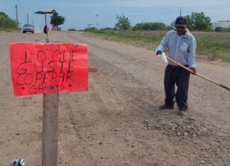 Seis años abriendo paso en la terracería: don Eduardo limpia a mano el camino Guamúchil-Angostura para comer