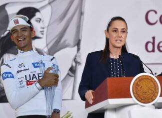 Isaac del Toro logra podio histórico en el Tour de Francia 2026 y Claudia Sheinbaum celebra su hazaña