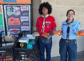 Scouts de Los Cabos abren centro de acopio para apoyar a damnificados en Venezuela