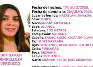 Buscan a Zury Sarahí en Mazatlán: desapareció en Jardines del Toreo y activan Protocolo Alba