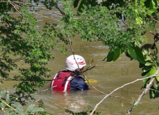 Tragedia al sur de Culiacán: automóvil cae al canal San Lorenzo tras salir de La Primavera; hay un muerto y un rescatado