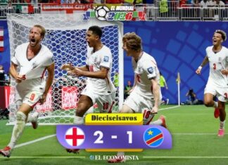Inglaterra remonta al Congo y ya tiene cita con México en los octavos del Mundial