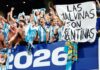 Reino Unido pide a la FIFA investigar a Argentina por pancarta sobre las Islas Malvinas