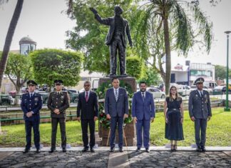 Culiacán conmemora el 154 aniversario luctuoso de Benito Juárez con ceremonia cívica