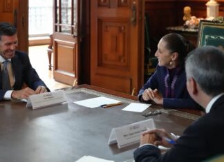Sheinbaum recibe a Goldman Sachs en Palacio Nacional y aborda oportunidades de inversión