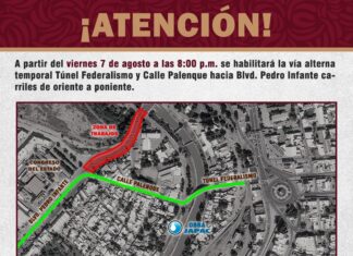 Cierre total en bulevar Pedro Infante por obras del nuevo puente: reapertura hasta el 30 de agosto