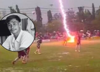 Un rayo impacta en pleno partido en Tailandia y provoca la muerte del futbolista Safwan Awae